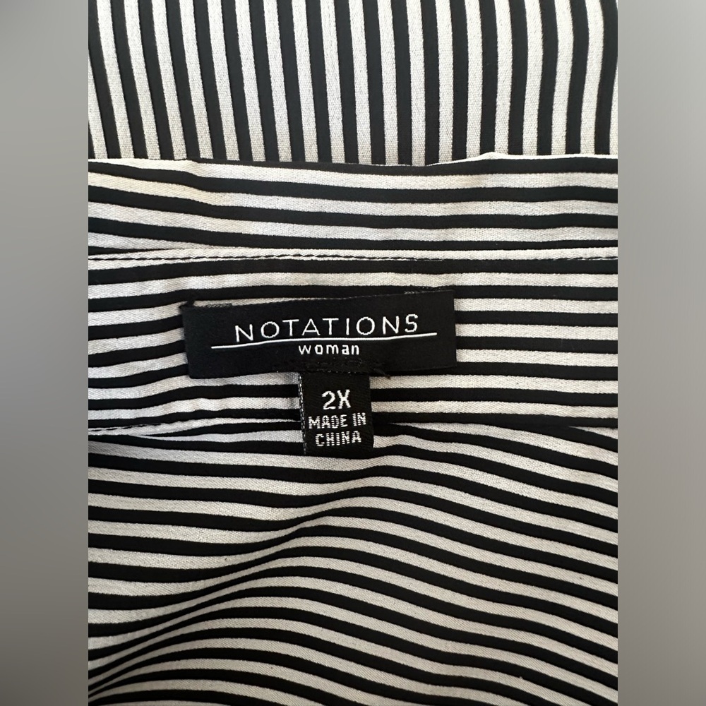 Notations Woman 2X Pin Striped  sold sold sold - Picture 6 of 17